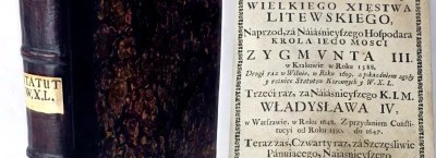 LIII Aukcja książek i starodruków. Statuta Litewskie, pierwsze wydania