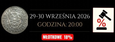 17 Aukcja na życzenie NUMIS Klitończyk (29-30 wrzesień 2026)