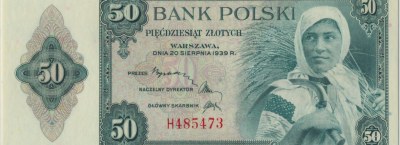 Aukcja tematyczna SNMW Nr.9 "Pieniądz papierowy z Polski i Świata"