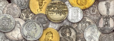 Leilão Numisbalt E-Live n.º 10 com 2376 lotes de moedas do Mundo, dos Estados Bálticos, da Polónia e da Rússia