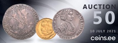 Aukcja 50: 5000 partii starożytnych, rosyjskich i światowych monet, medali i banknotów