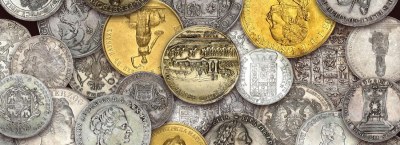 Numisbalt E-Live aukce č. 22 s 2469 položkami evropských a světových mincí