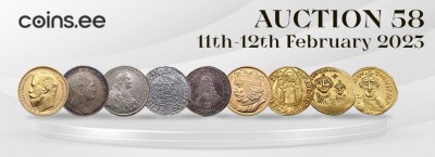 Aukcionas 58: Senovės ir pasaulio monetos, popieriniai pinigai