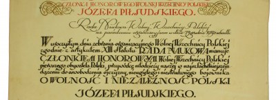 19 Δημοπρασία - Στρατιωτικά έγγραφα και εκτυπώσεις, piłsudczana και πατριωτικές καρτ ποστάλ και bric-a-brac