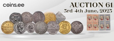 Auktion 61: Antika och internationella mynt, medaljer, sedlar, filateli