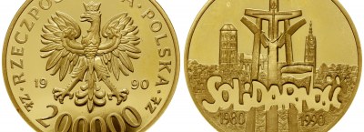 E-auksjon 575: Litteratur, gull, antikke, middelalderske, polske og utenlandske mynter, medaljer, dekorasjoner, sølvbarrer.