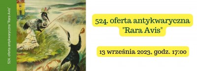 524. oferta antykwaryczna (13-09-2023)