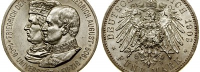 E-aukcionas 590: Banknotai, auksinės monetos, antikvarinės, viduramžių, Lenkijos ir užsienio monetos, medaliai.