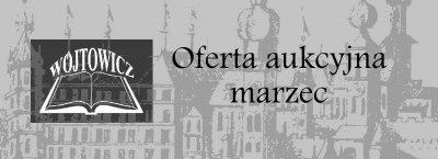 Livraria Wójtowicz Antiquarian Bookshop, oferta de leilões - março