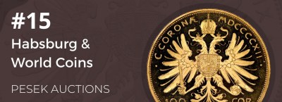 #15 eAukcia - Habsburské a svetové mince