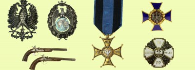 38 Auktion - Keramik, medaljer og militaria