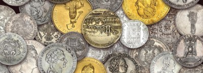 Numisbalt E-Live PREMIUM auction with 945 Lots of European and World coins.