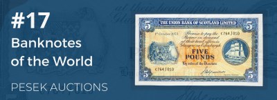 #17 eAukcija - Pasaules banknotes