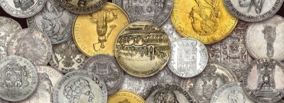 Numisbalt E-Live PREMIUM Auction with 1054 Lots of European and World coins.