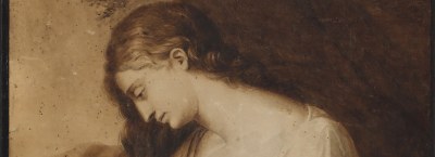 Mennesket og naturen i malerier, tegninger og grafikk fra 1700- til 1900-tallet.