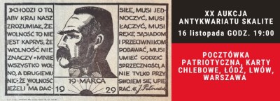 Patriotische Postkarte, Brotkarten, Lemberg, Warschau - 20. Skalite Antiquariatsauktion