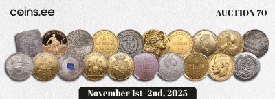 Auction 70 – Hidden Gems: Coins, Medals, Banknotes & Collection of Polish Trojaks (3 grosze)