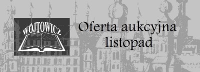 Libreria antiquaria Wójtowicz, offerta d'asta - novembre