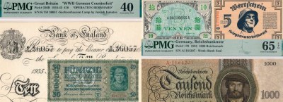 Aukcja 1 - Banknoty II Wojny Światowej