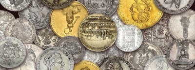 Numisbalt E-Live PREMIUM aukcia s 1376 položkami európskych a svetových mincí