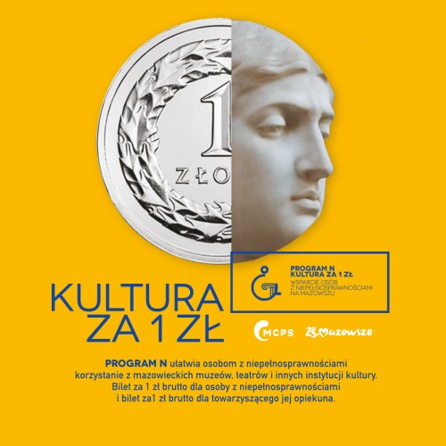 Kultura za złotówkę dla osób z niepełnosprawnościami