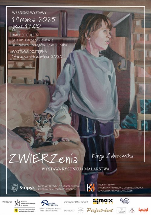 ZWIERZENIA. WYSTAWA RYSUNKU I MALARSTWA KINGI ZABOROWSKIEJ