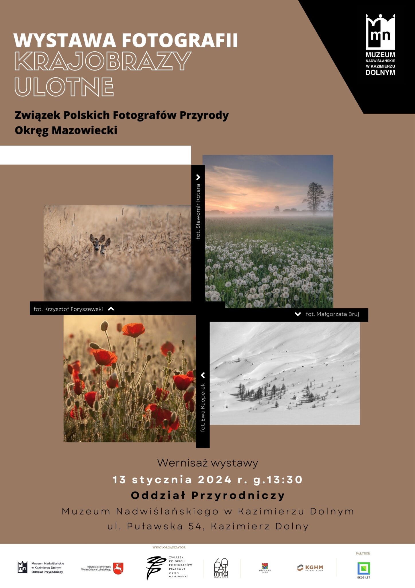 Krajobrazy ulotne - wystawa fotografii przyrody