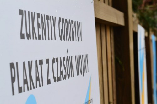 Wystawa Plakat z czasów wojny Zukentiy Gorobyov