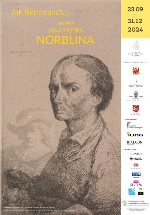 Jak Rembrandt… – grafika Jana Piotra Norblina