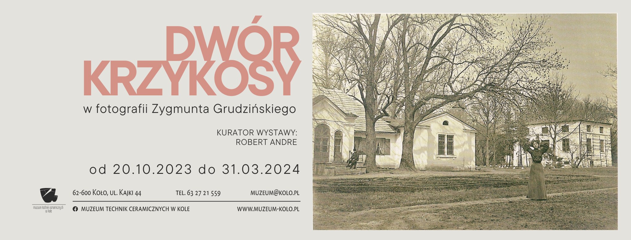 Dwór Krzykosy w fotografii Zygmunta Grudzińskiego