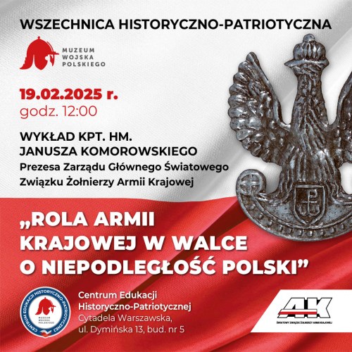 Wszechnicę Historyczno-Patriotyczną – na wykład kpt. Janusza Komorowskiego