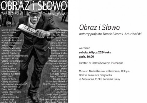 „Obraz i Słowo” – fotografie Tomka Sikory i teksty autorskie 58. osób ze świata kultury