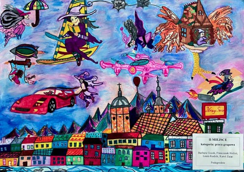 Prace laureatów Ogólnopolskiego Konkursu Plastycznego „Magia Lotu”