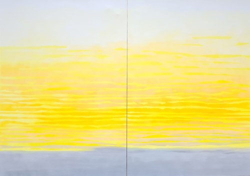 Alina Bloch, ŻÓŁTE POLE 2 (DYPTYK), 2026