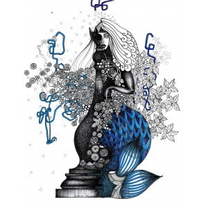 Pati Dubiel, Rysunek  Chees Marmaid, w oprawie