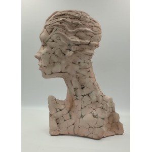 Krzysztof Śliwka (ur.1965), Profil 13, rzeźba ceramika, unikat, 2018