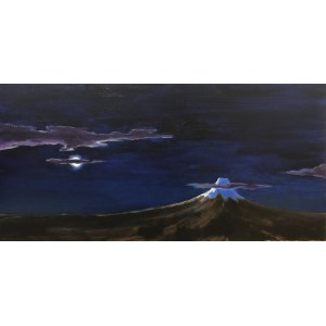 Łukasz Dymiński ( ur.1992 ),  Fuji  w nocy, 2019