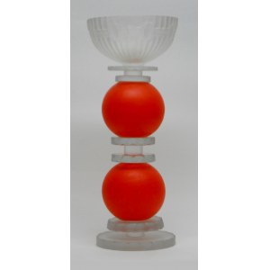 Pati Dubiel, MECHANICAL ORANGE świecznik, rzeźba szklana