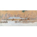 Julian Fałat (1853-1929), Nieśwież (Scena przed polowaniem w dworze Radziwiłłów)