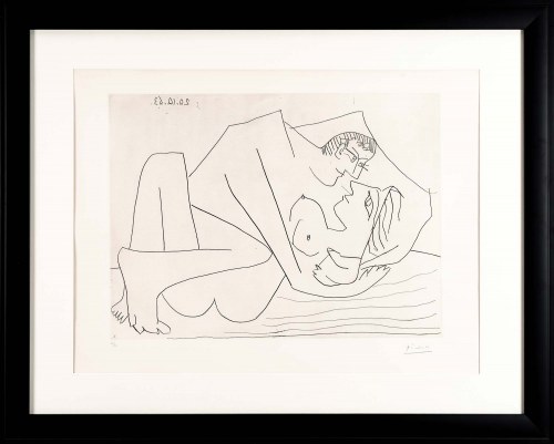 Pablo Picasso (1881-1973), W miłosnym uścisku, 1963