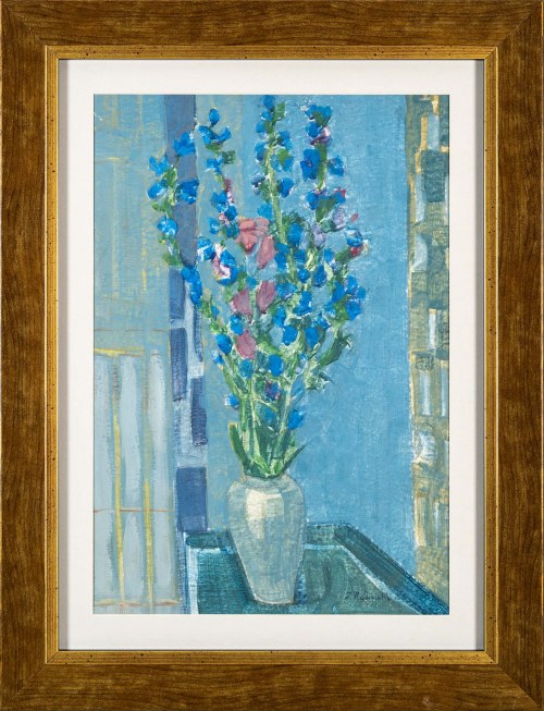 Zygmunt Radnicki (1894-1969), Kwiaty w wazonie, 1956