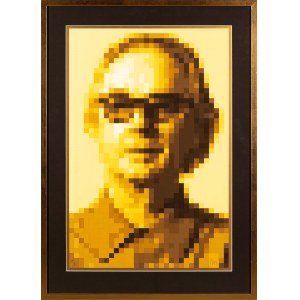 YVARAL, właść. Jean-Pierre Vasarely (1934- 2002), Portret ojca Victora Vasarely
