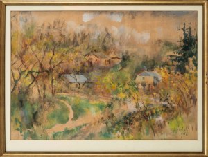 Kazimierz Sichulski (1879-1942), Pejzaż, 1940