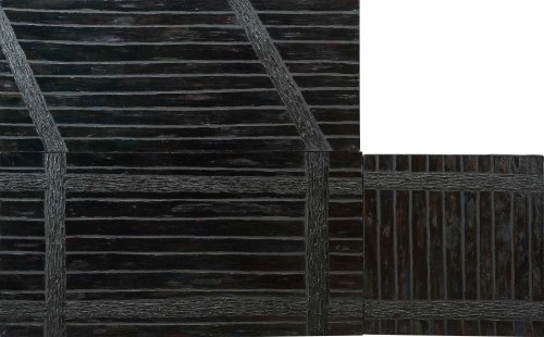 Tomasz Tatarczyk (1947-2010), Czarne pudło - tryptyk, 1984