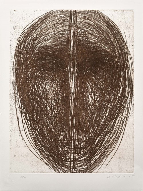 Magdalena Abakanowicz (1930-2017), Głowa, z teki Katarsis, 1985