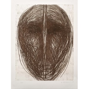 Magdalena Abakanowicz (1930-2017), Głowa, z teki Katarsis, 1985