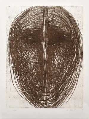 Magdalena Abakanowicz (1930-2017), Głowa, z teki Katarsis, 1985