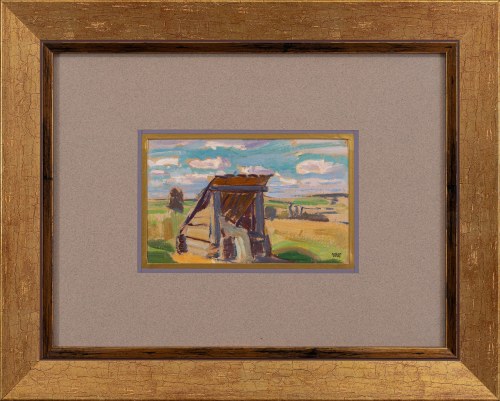 Wojciech Weiss (1875-1950), Studnia ze źródłem pośród pól