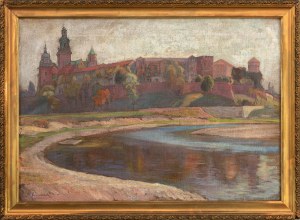 Stanisław PACIOREK (1889 Ładycze - 1952 Kraków), Widok na Wawel
