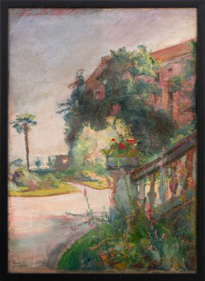 Kasper POCHWALSKI (1899 Kraków - 1971 Kraków), Motyw z parku, 1924